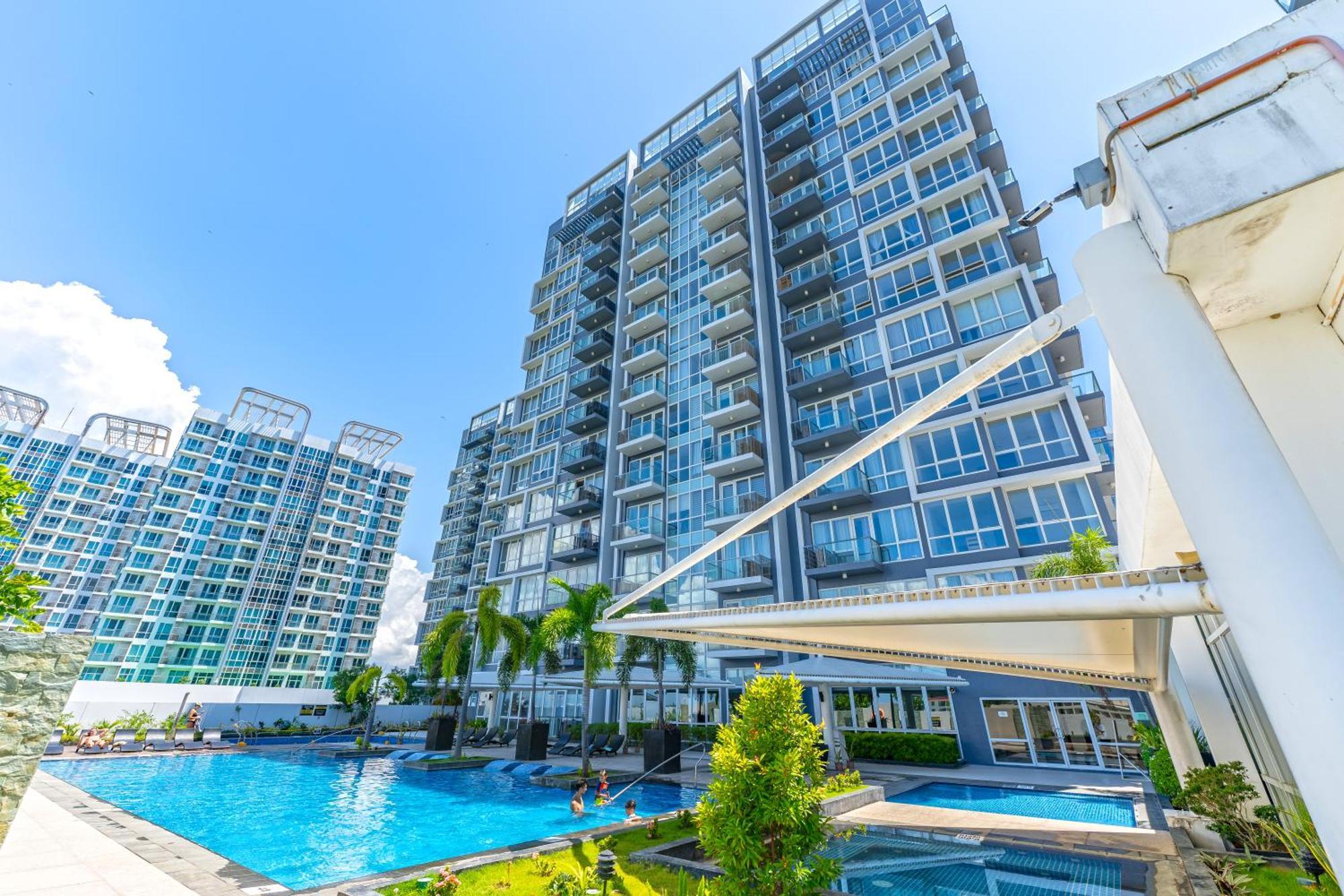 Mactan Newtown - 1Br Stunning Ocean View And City View マクタン エクステリア 写真